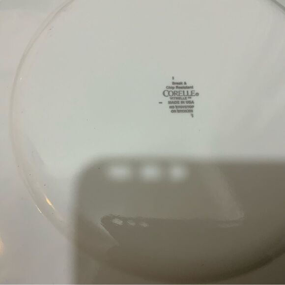 4 Corelle Corning ROLA 2 Dinner Plate (s) 10.75" 2 salad  8.5” Discontinued G14 - Picture 6 of 7